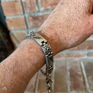 Brighton Tribeca Square Medallion Link Bracelet